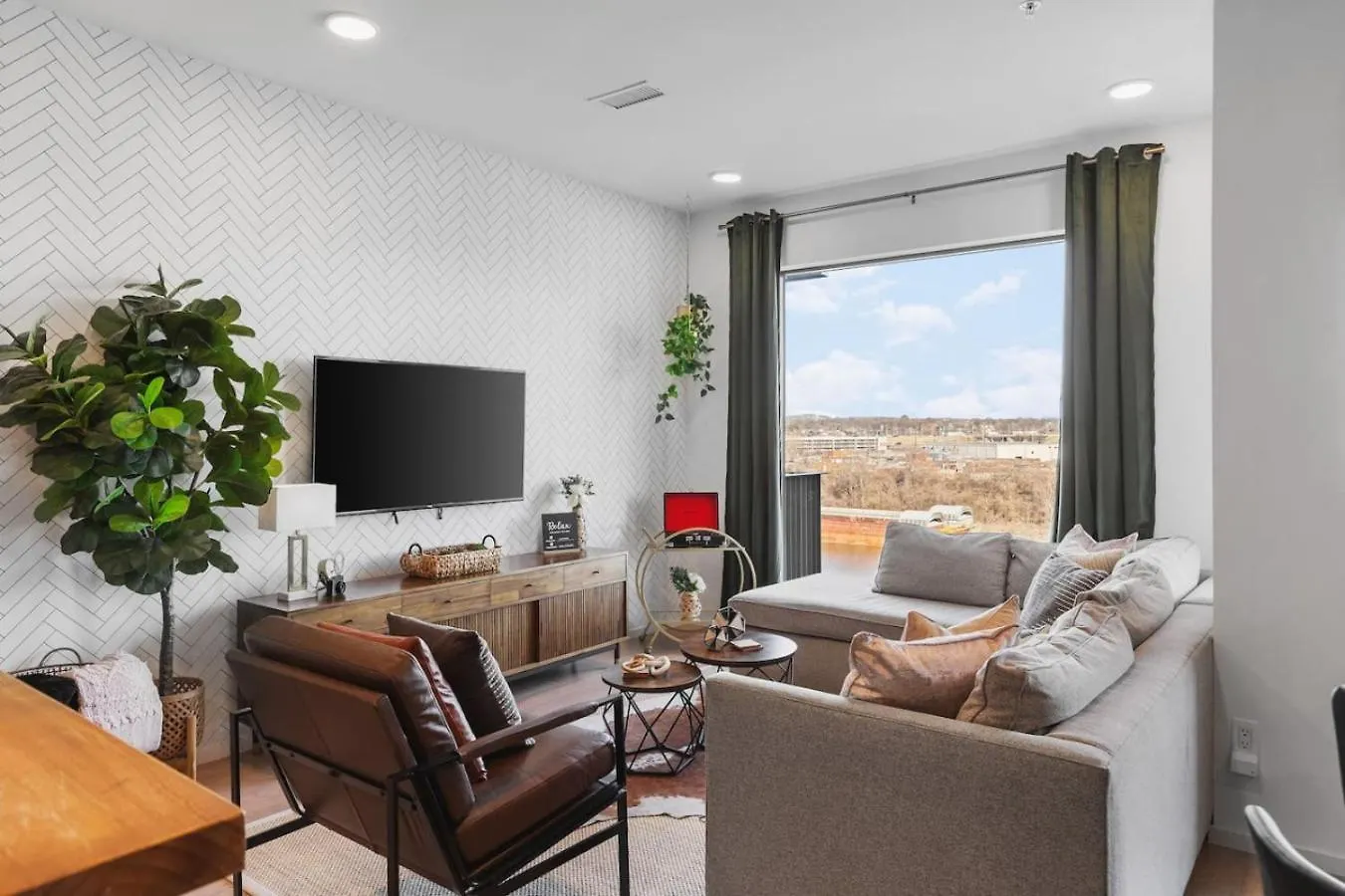 度假居 Luxury Riverview Condo With Patio Walk To Broadway 纳什维尔 美国